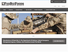 Tablet Screenshot of fedbizfoods.com